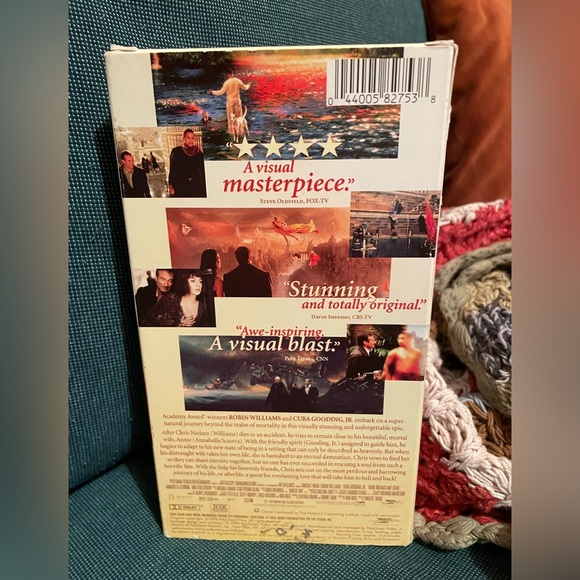 🛌 Vintage What Dreams May Come 1998 Robin Williams Cuba Gooding Jr. THX VHS 📼 - Picture 2 of 4